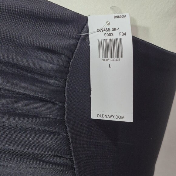 LARGE Old Navy Bandeau Swim Suit Top Black Jack NWT - Picture 5 of 6